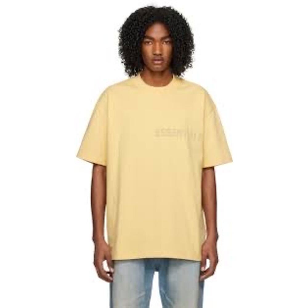 Fear of God Essentials Short-Sleeve Tee 'Canary' size medium